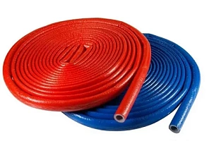 Изоляция трубная Isodom Termo SP ППИ 15/4 ⌀15мм 1/4" (11м×32шт) 352мп синяя/красная