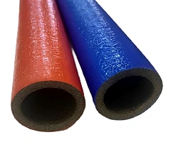 Изоляция трубная Isodom Termo SP ППИ 18/9 ⌀18мм 3/8" (2м×150шт) 300мп синяя/красная